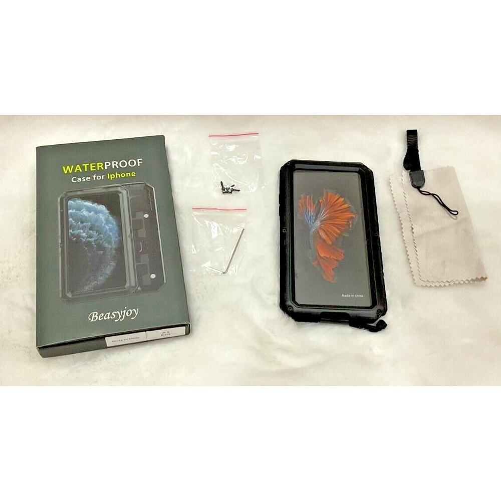 Beasyjoy Waterproof Case‎ for Iphone iP X Black